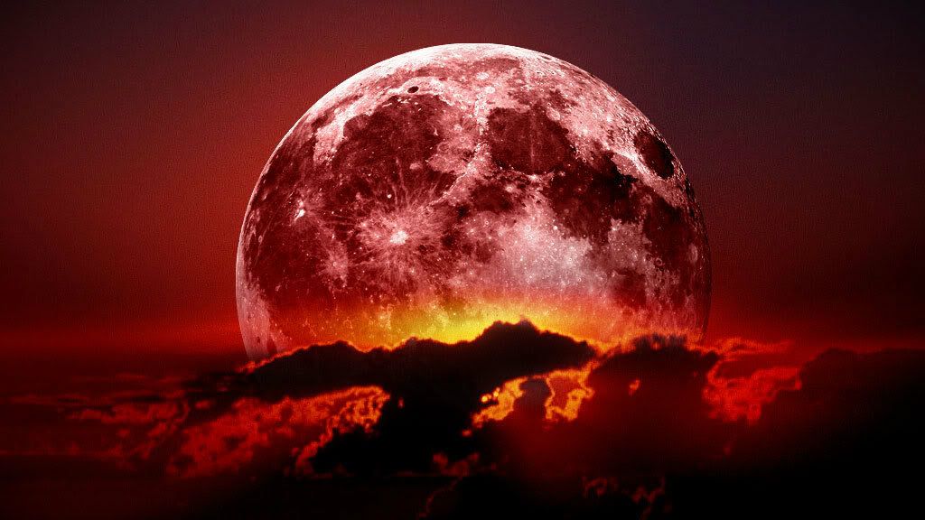 E semnul Apocalipsei! Ce prevestește Luna Roșie