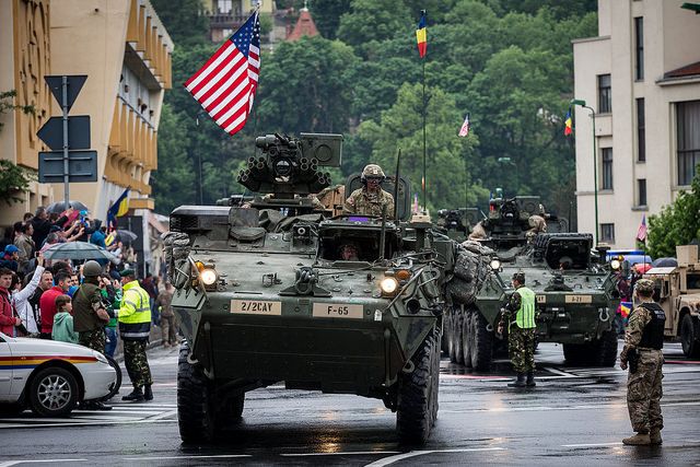 Reacția SUA după marșul blindatelor americane prin România. Vineri încep jocurile de război