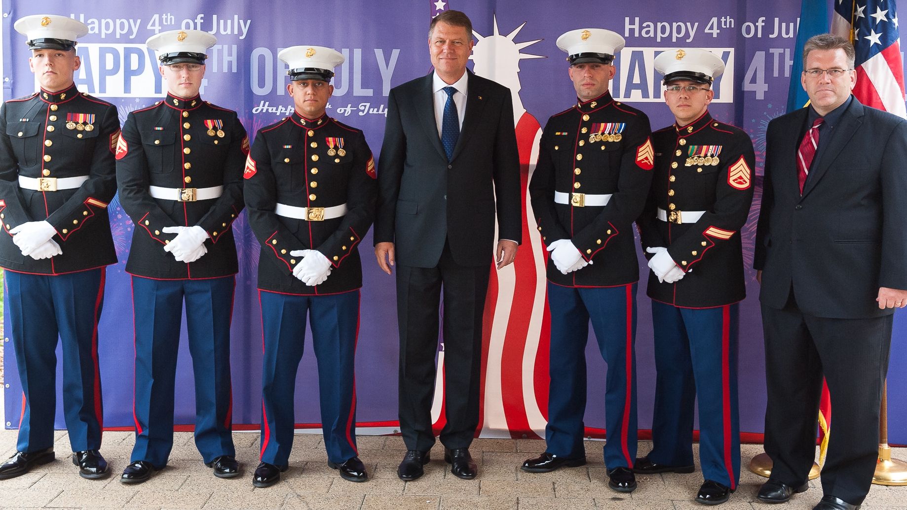 Recepție de 4 iulie la Ambasada SUA. Iohannis: România rămâne partenerul de încredere al SUA 