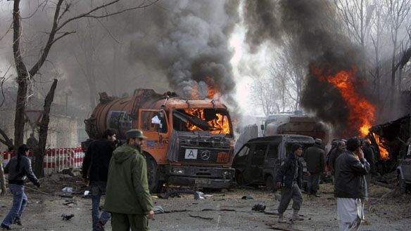 Atac cu bombă împotriva forțelor NATO, la Kabul