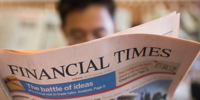 Grupul german de presă Axel Springer a cumpărat Financial Times