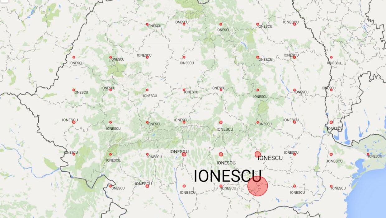 Tu știi de unde vine numele tău? Un român a creat cea mai tare hartă online!