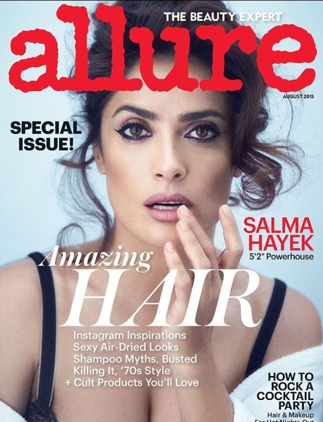 Salma Hayek, pictorial incendiar - topless la 48 de ani: "Nu am folosit niciodată Botox"