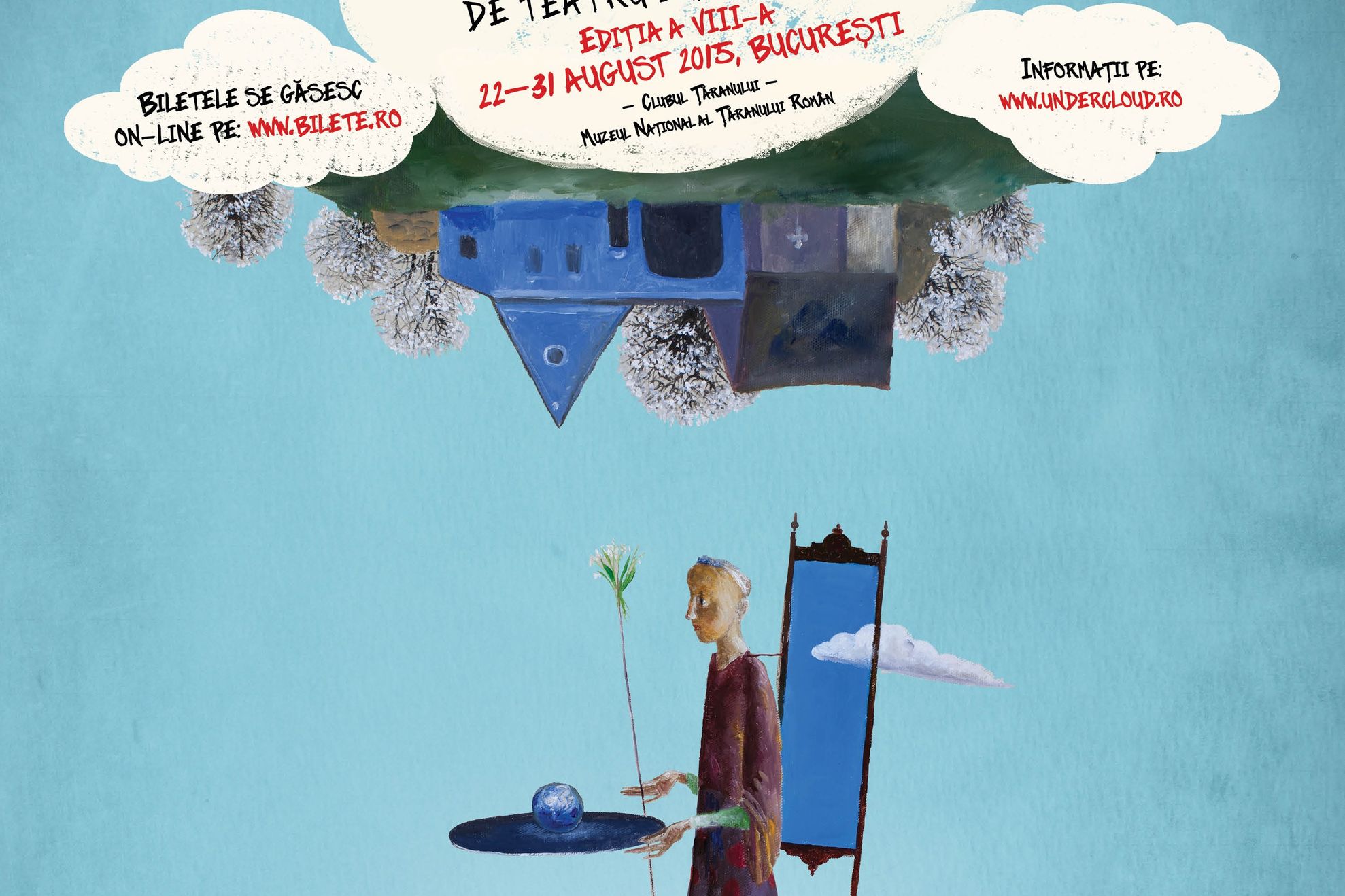 Luna august este UNDERCLOUD - Festivalul Internaţional de Teatru Independent: 22-31 august 2015