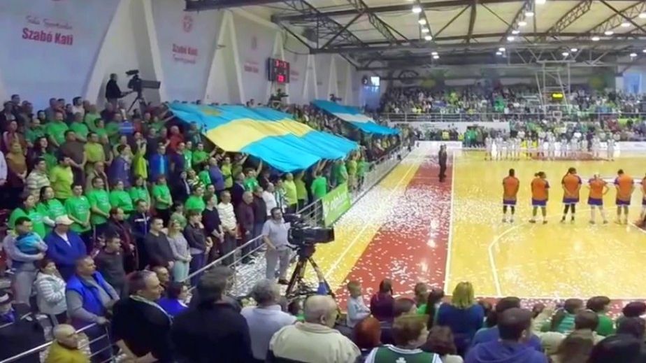 La Sfântu Gheorghe, echipele din baschetul feminin sunt primite cu imnul secuiesc