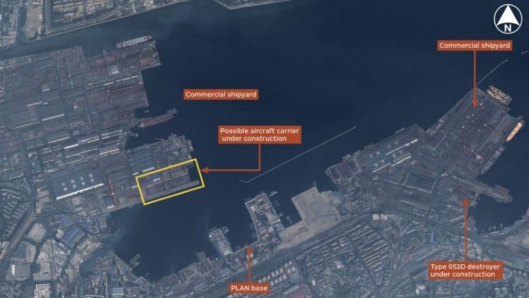 Arma redutabilă construită de China, surprinsă în imagini de sateliții SUA