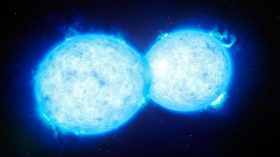 Astronomii nu au mai văzut un fenomen atât de bizar. Două stele sunt prinse în "sărutul morții"