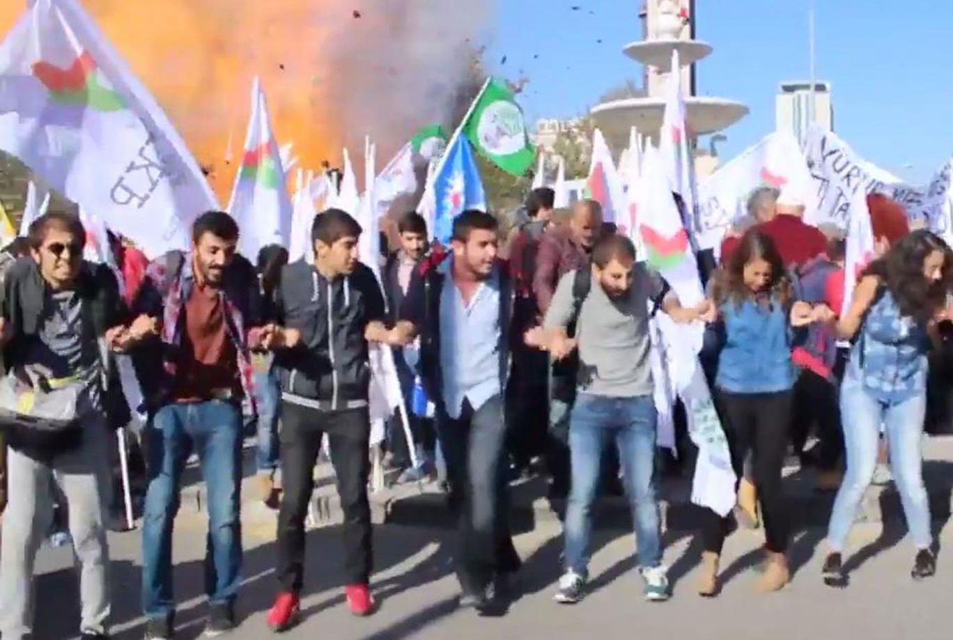 Video şocant: Momentul exploziei din Ankara