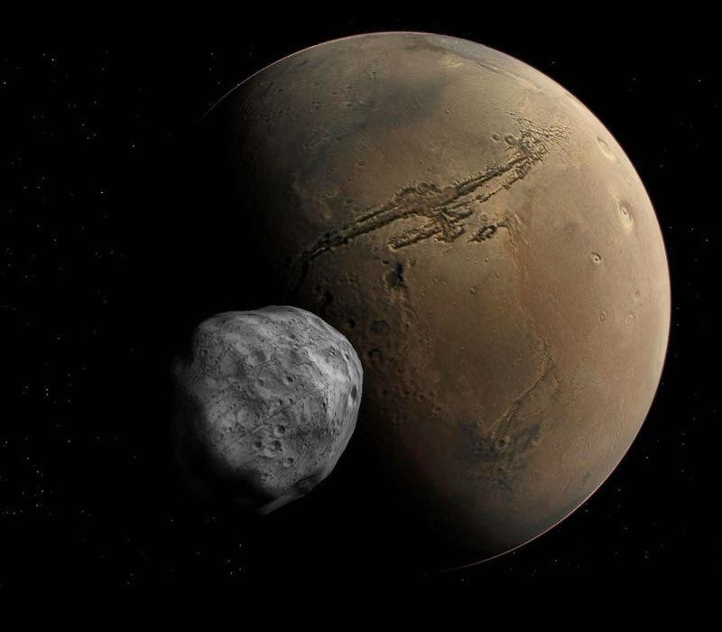 Planeta Marte îşi distruge propria Lună