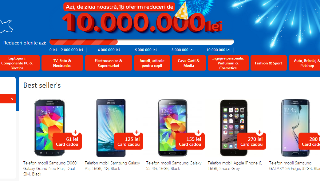 Reduceri de Ziua eMAG. Oferte de Black Monday și reduceri de milioane