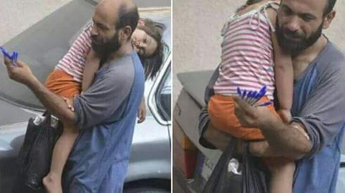 Ce s-a întâmplat cu refugiatul care vindea pixuri pentru a putea fugi cu fiica sa din Siria