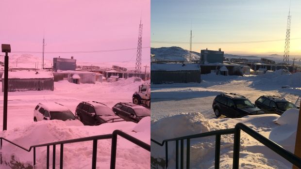 Priveliștea șoc care i-a întâmpinat pe localnicii unui oraș dimineață: au văzut roșu!