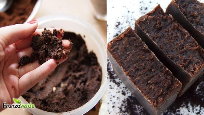 Săpunul din zaț de cafea face minuni împotriva celulitei. Rețeta simplă, pas cu pas