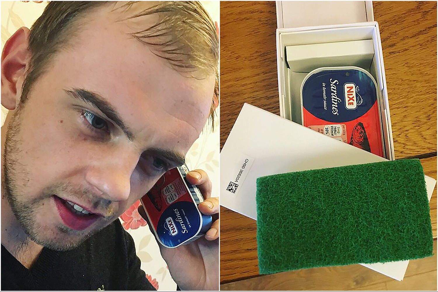 A comandat un telefon de pe Internet. Când a deschis coletul a avut un şoc