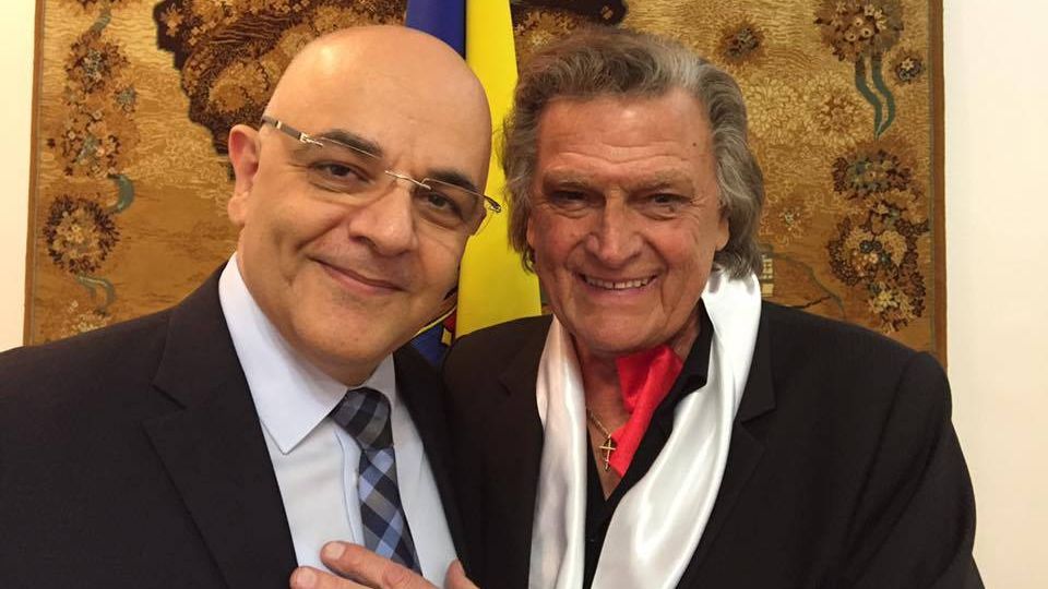 Raed Arafat, alături de actorul Florin Piersic: "Rămâne veşnic tânăr!"