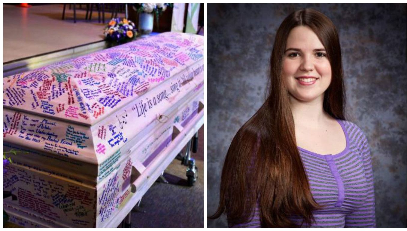 A murit la 18 ani, în urma unei grele suferințe. Ce a apărut pe sicriul ei alb...este cutremurător