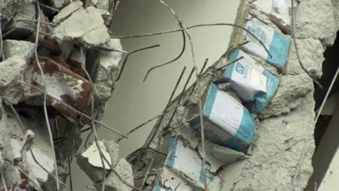 CUTREMUR TAIWAN. Blocul prăbușit avea cutii și polistiren în structura de rezistență. FOTO uimitor 