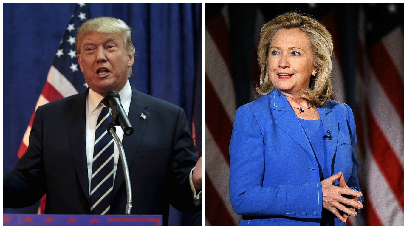 ALEGERI SUA. Trump și Clinton obțin victorii importante într-o zi electorală decisivă