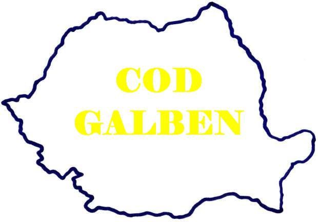Avertizare cod galben de vreme rea 