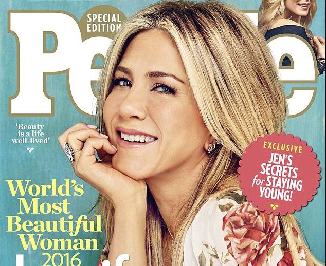 Jennifer Aniston, desemnată „Cea mai frumoasă femeie din lume” în 2016 de revista People