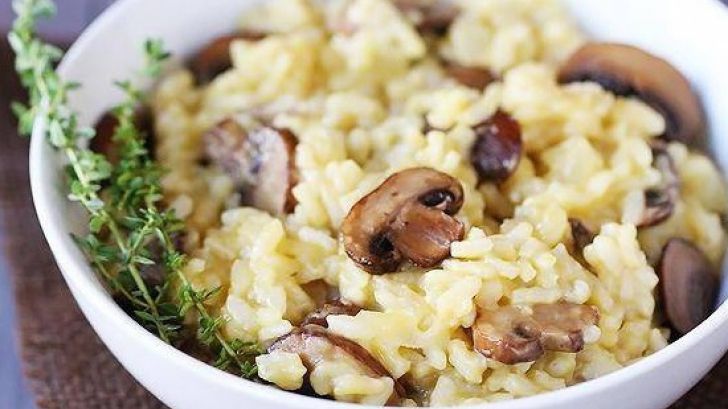 Reţetă de post: Orez cu ciuperci. Ingredientul care face diferenţa