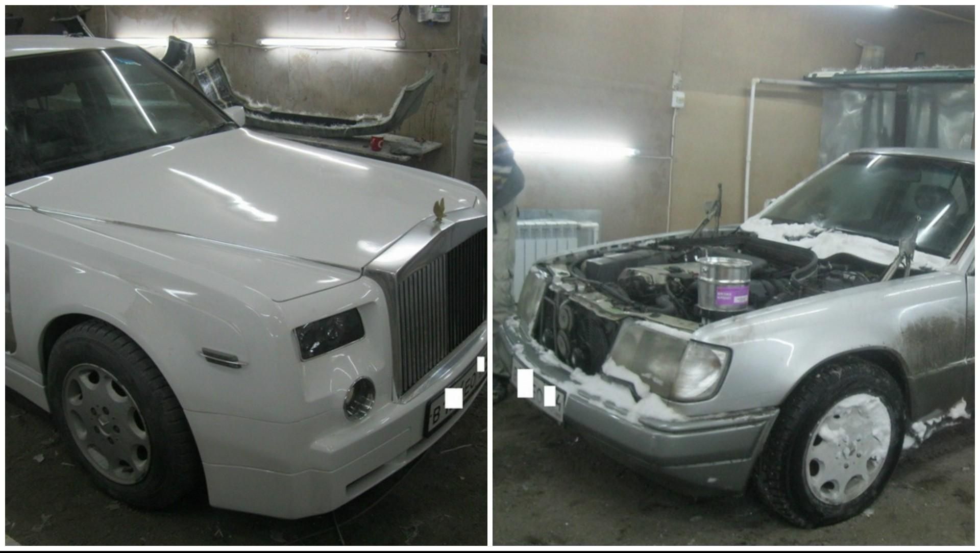 Câtă imaginaţie. Au transformat un Mercedes Clasa E într-un Rolls Royce Phantom, la ei în garaj