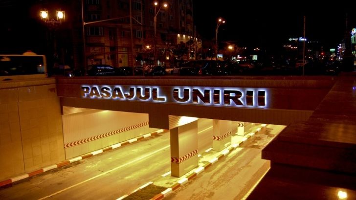 Accident în Pasajul Unirii. Cinci maşini, implicate
