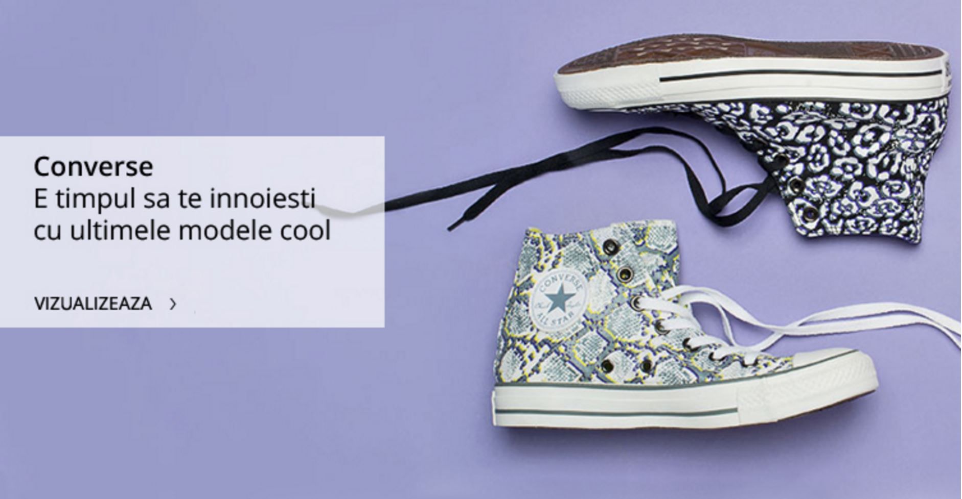 Fashion Days – Reduceri de 50% la tenesii Converse. Care sunt cele mai tari modele
