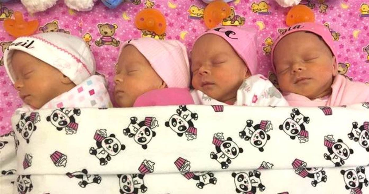 Mama a născut cvadrupleti. Apoi, medicul s-a uitat la fețele bebelușilor. A înțeles imediat că...