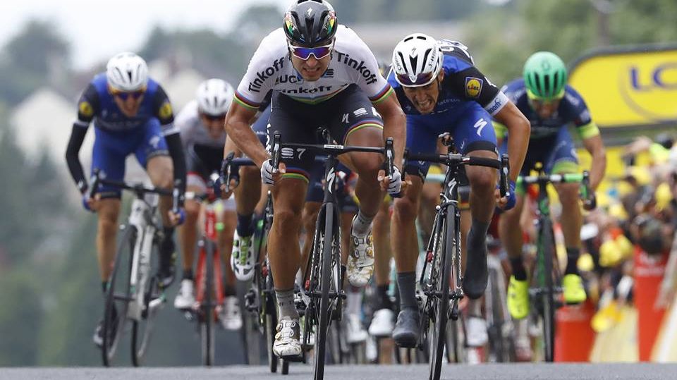 Turul Franței. Sagan câștigă etapa a 2-a și ia tricoul galben. Contador și Porte pierd timp 
