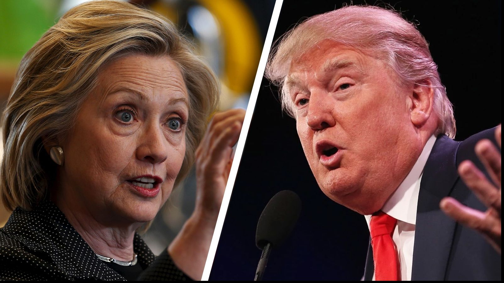 Hillary Clinton îl devansează cu 6% pe Donald Trump