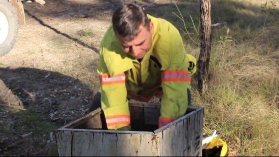 Un pompier a găsit o cutie în pădure. Ce a găsit în interior i-a schimbat complet viaţa