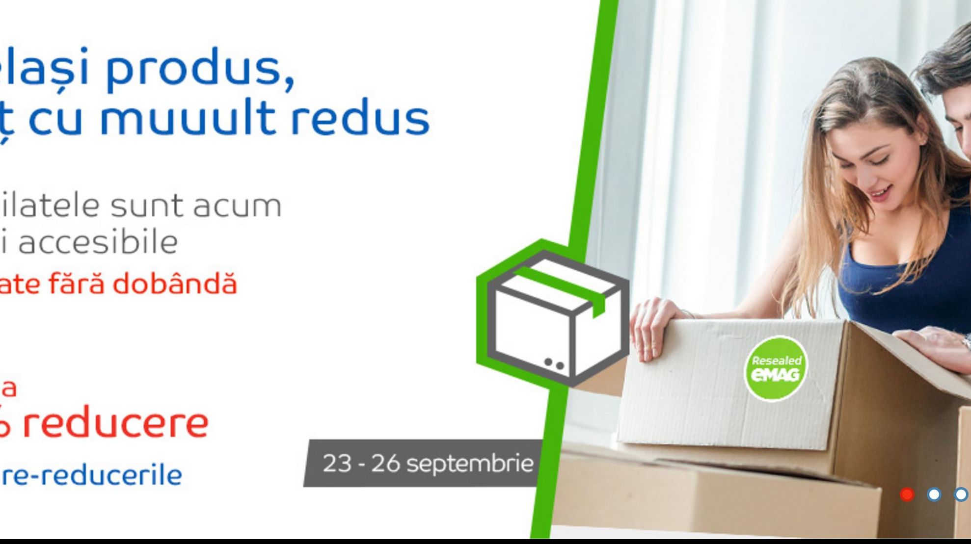 eMAG – Weekend de foc – 60% reducere la resigilate