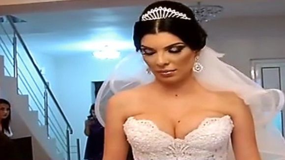 Andreea Tonciu, în lacrimi la nunta sa