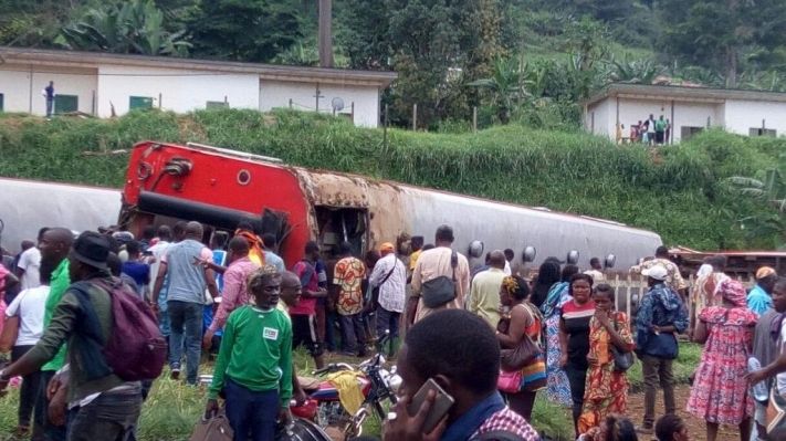 Accident feroviar grav în Camerun: 55 de morți, 600 de răniți
