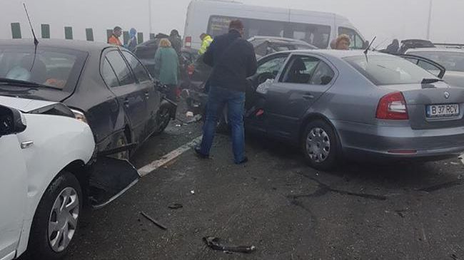 Accident Autostrada Soarelui. 24 de persoane au rămas internate în spitale