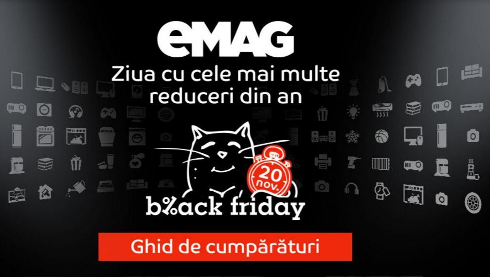 Black Friday 2016 eMAG. Catalogul reducerilor. Ghid isteț pentru a prinde cele mai bune oferte