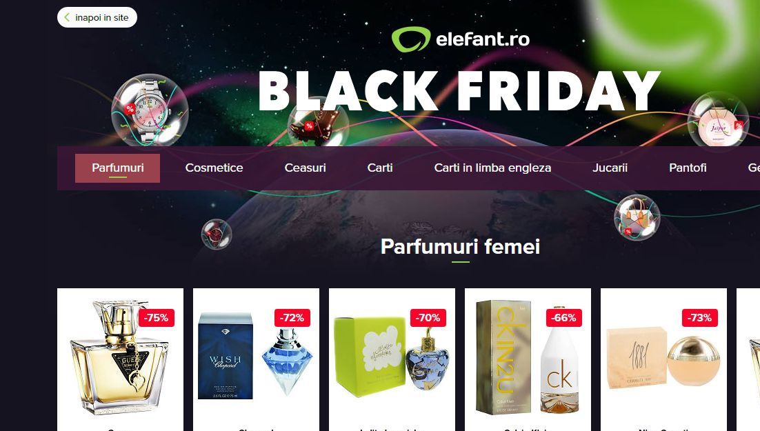 Black Friday 2016 Elefant.ro a început. Iată ce produse sunt