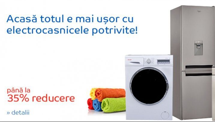 eMAG - 22 de oferte imbatabile de electrocasnice. Ce preturi bune au