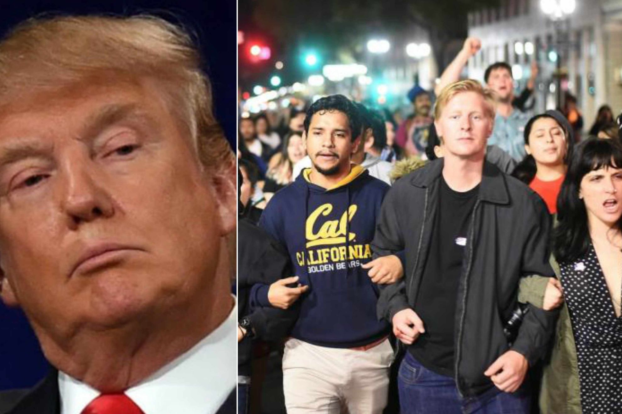 Val de proteste în Statele Unite după victoria lui Trump. "Nu este președintele nostru"