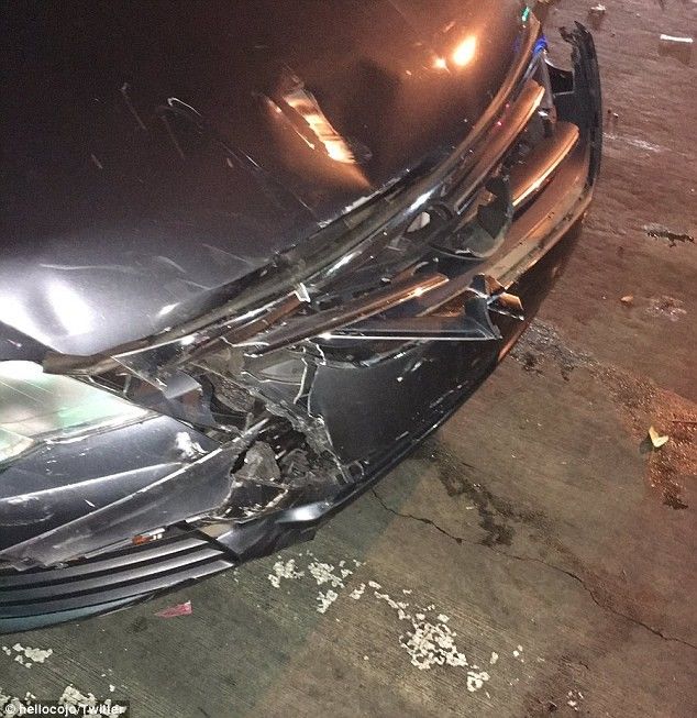 Fotografie şoc: faţa unei femei, imprimată pe tetieră în urma unui accident auto