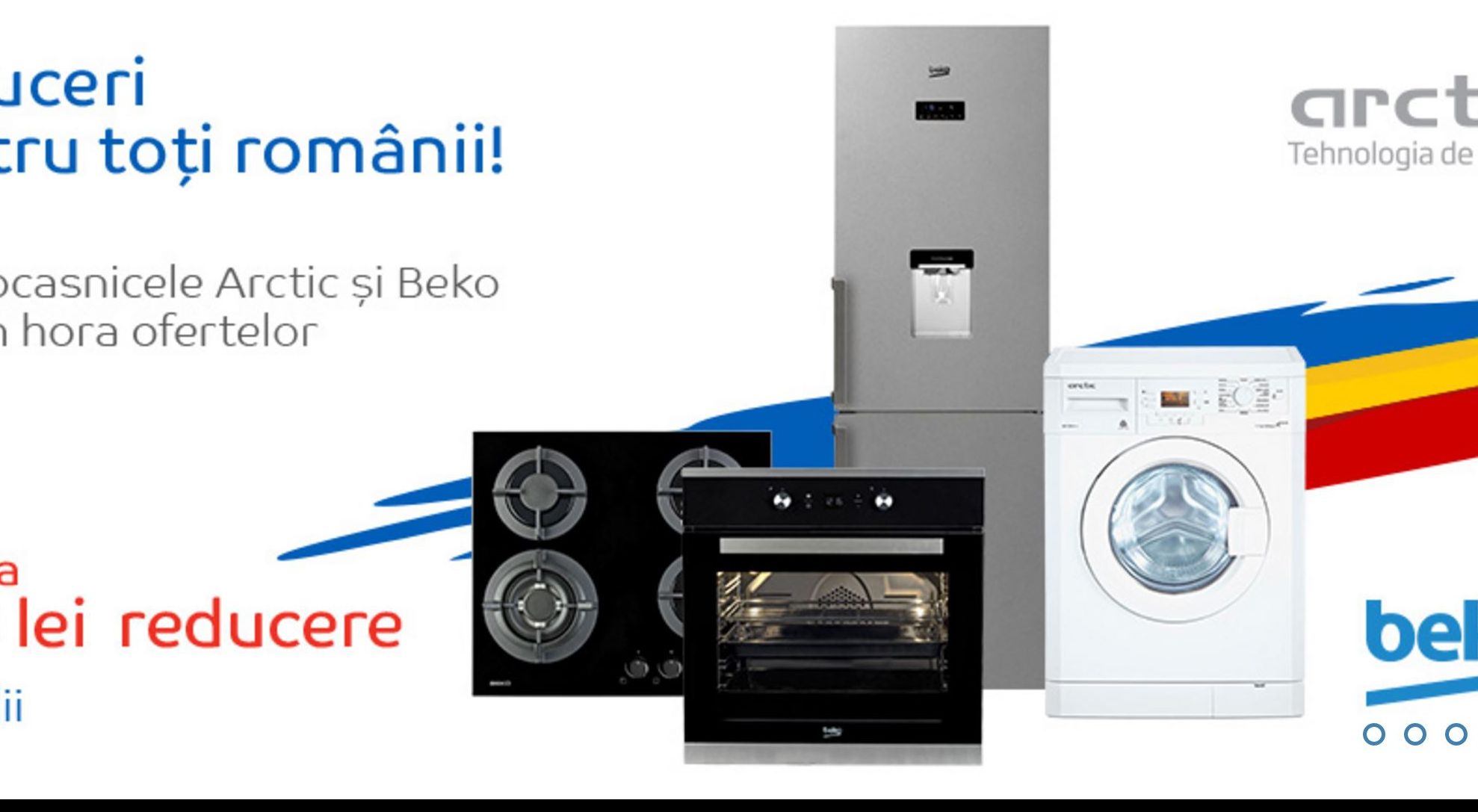 eMAG – Electrocasnicele Arctic si Beko vin cu reduceri impresionante de 1 Decembrie