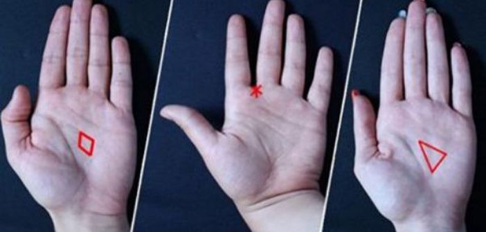 Foarte tare! Uită-te în palmă şi află ce înseamnă dacă ai un triunghi, o stea sau un diamant!