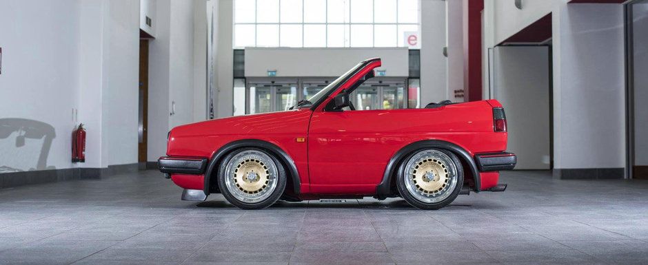 Cum arată cel mai "mic" Volkswagen Golf din lume. Are un ampatament foarte scurt şi este 100% legal