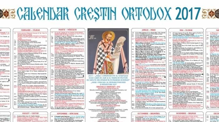 CALENDAR ORTODOX 2017: Când pică Paștele și celelalte mari sărbători religioase