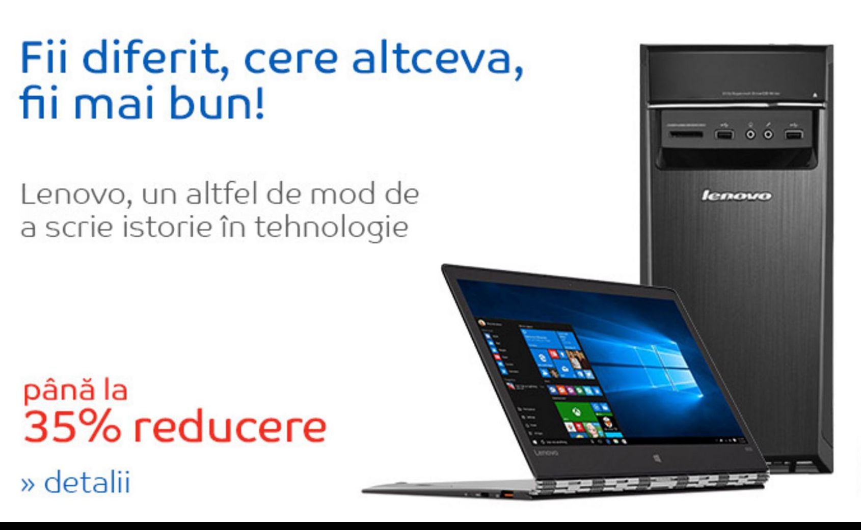 eMAG – 5 oferte de exceptie de la Lenovo