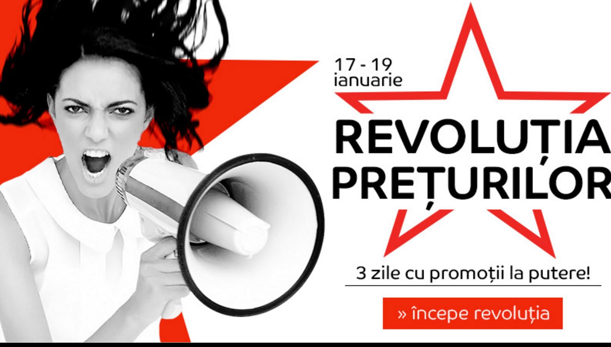 eMAG Revolutia Preturilor – 10 oferte cu discount de 50% - Se epuizeaza cu viteza luminii