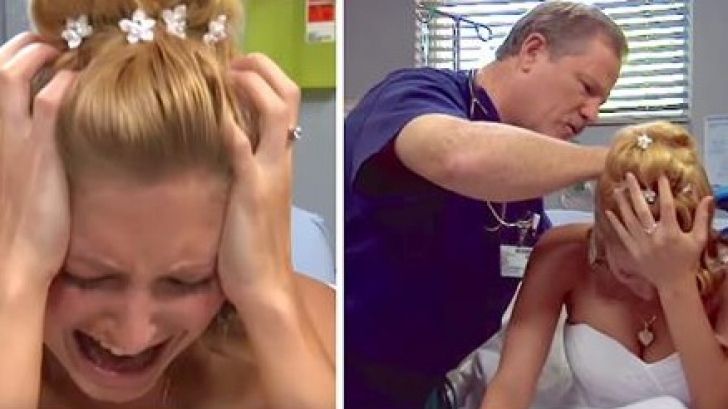 În ziua nunţii, mireasa a început să urle! Un doctor s-a uitat la ceafa ei... Şoc! A fost prea mult!
