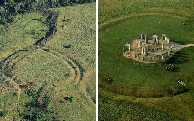 Dronele au descoperit asta, zburând deasupra pădurii amazoniene: asemănări şocante cu Stonehenge