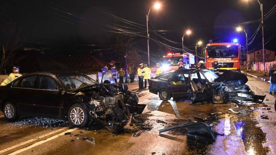 Accident crunt produs de un preot băut 